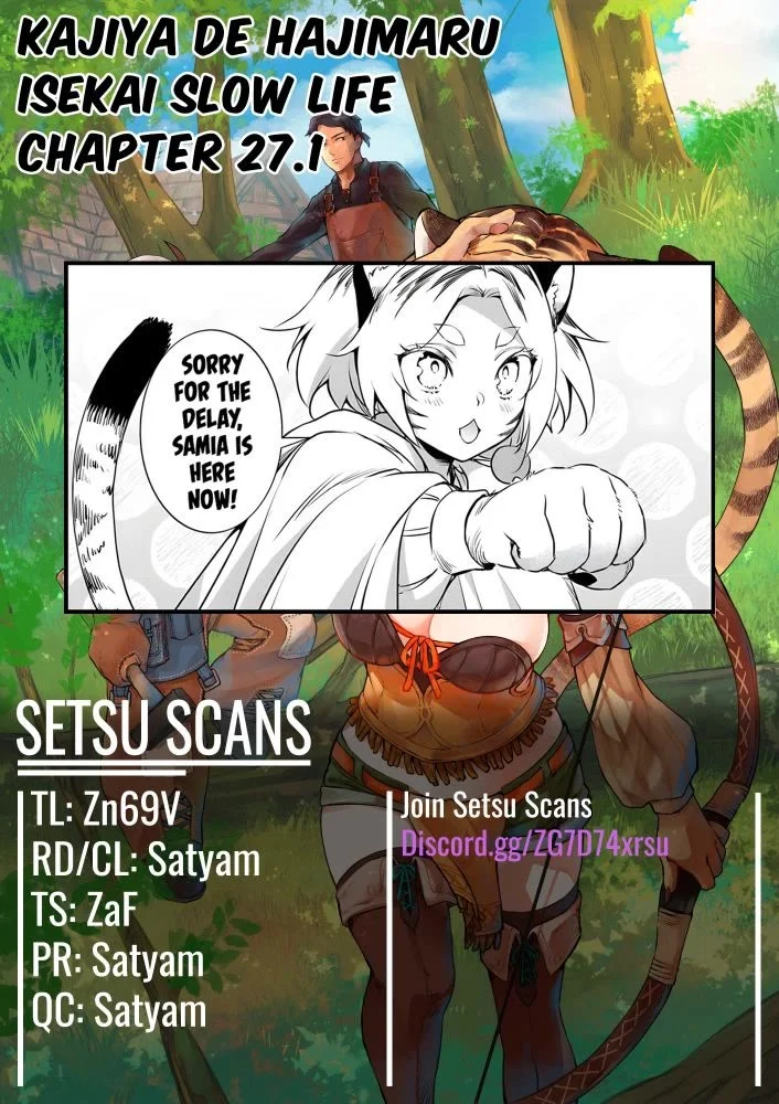 Kajiya de Hajimeru Isekai Slow Life Chapter 27 1